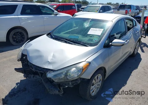 2016 Kia Forte Lx из США, поврежденный, VIN KNAFK4A6XG5539136